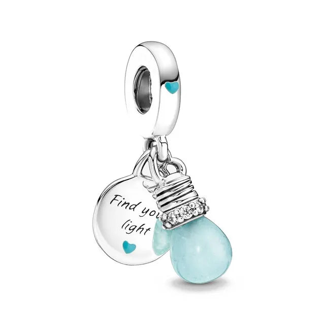 Find Your Light Charm - Glow In The Dark