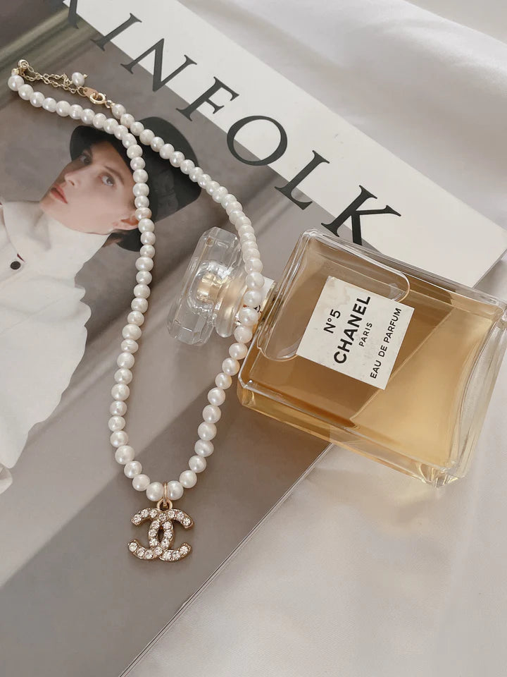 CC Pearl Necklace