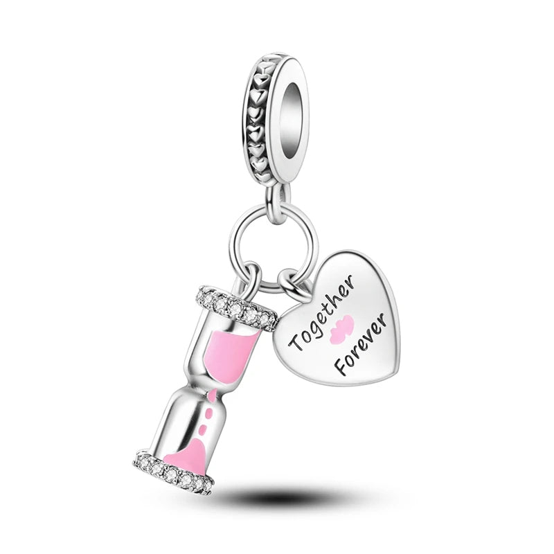 Together ForeverHourglass Charm