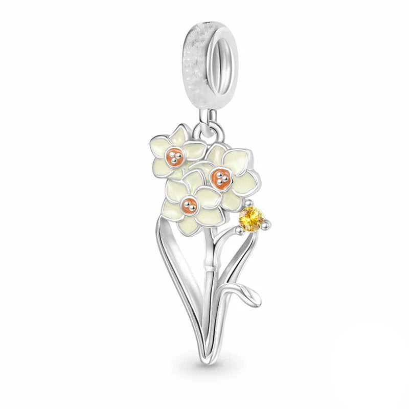 Narcissus Flower Charm