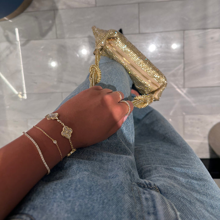 NADIA TENNIS BRACELET - GOLD